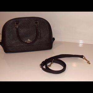 Coach mini sierra satchel in oxblood